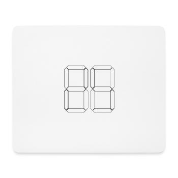 NUMBER 52 Fifty-Two Gift Digital - Mouse Pad (horizontal) - white - Front