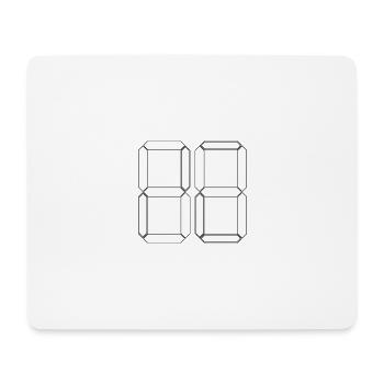 NUMBER 54 Fifty-Four Gift Digital - Mouse Pad (horizontal) - white - Front