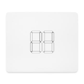 NUMBER 56 Fifty-Six Gift Digital - Mouse Pad (horizontal) - white - Front