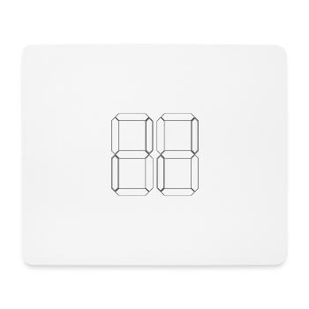 NUMÉRO 55 Cinquante-cinq Cadeaux Numériques - Tapis de souris (format paysage) - blanc - Devant