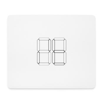 NUMÉRO 57 Cinquante-sept Cadeaux Numériques - Tapis de souris (format paysage) - blanc - Devant