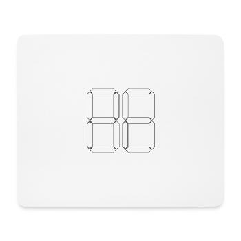 NUMBER 59 Fifty-Nine Gift Digital - Mouse Pad (horizontal) - white - Front
