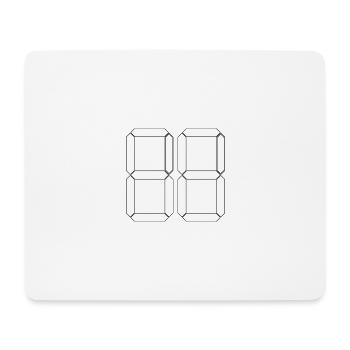 NUMBER 66 Sixty-Six Gift Digital - Mouse Pad (horizontal) - white - Front