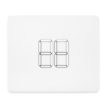 NUMÉRO 77 Soixante-dix-sept Cadeaux Numérique - Tapis de souris (format paysage) - blanc - Devant
