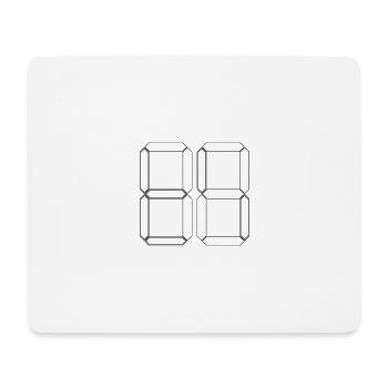 NUMBER 72 Seventy-Two Gift Digital - Mouse Pad (horizontal) - white - Front