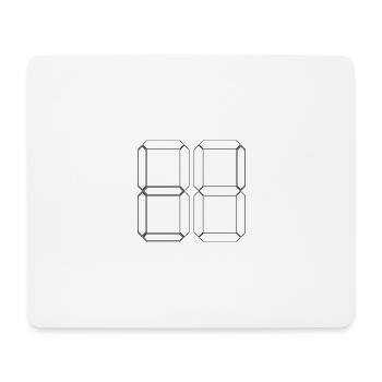 NUMBER 76 Seventy-Six Gift Digital - Mouse Pad (horizontal) - white - Front