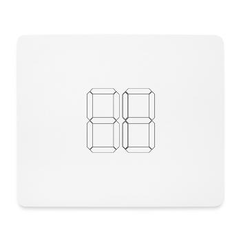 NUMÉRO 83 Quatre-vingt-trois cadeaux numériques - Tapis de souris (format paysage) - blanc - Devant