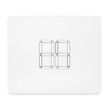 NUMMER 92 Zweiundneunzig Geschenk Digital - Mousepad (Querformat) - Weiß - Vorne