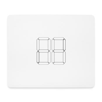 NUMÉRO 96 Quatre-vingt-seize Cadeaux Numériques - Tapis de souris (format paysage) - blanc - Devant