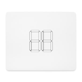 NUMMER 93 Dreiundneunzig Geschenk Digital - Mousepad (Querformat) - Weiß - Vorne