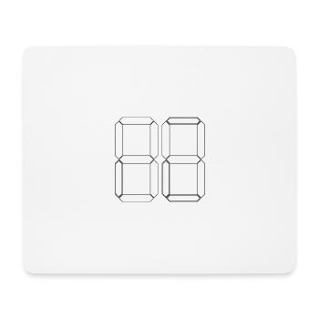 NUMMER 94 Vierundneunzig Geschenk Digital - Mousepad (Querformat) - Weiß - Vorne