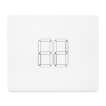 NUMBER 95 Ninety-Five Gift Digital - Mouse Pad (horizontal) - white - Front