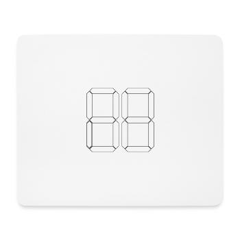 NUMBER 98 Ninety-Eight Gift Digital - Mouse Pad (horizontal) - white - Front