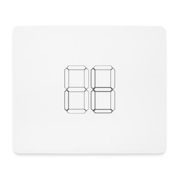 NUMMER 97 Siebenundneunzig Geschenk Digital - Mousepad (Querformat) - Weiß - Vorne
