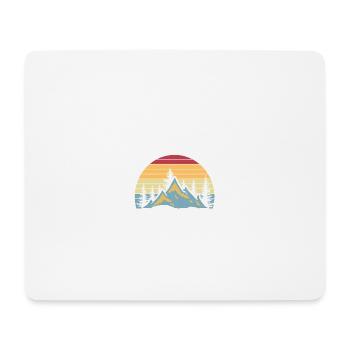 Great Smoky Mountains Nationalpark Retro Vintage G - Mousepad (Querformat) - Weiß - Vorne