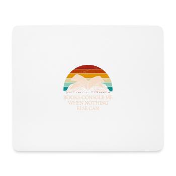 Bücher Konsole mich lustiger Buchliebhaber Humor B - Mousepad (Querformat) - Weiß - Vorne