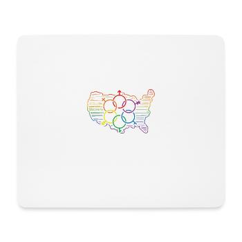 Cary Pride Flag Pride Month LGBTQ Flag LGBT Commun - Mouse Pad (horizontal) - white - Front