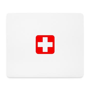 SWISS made - Mouse Pad (horizontal) - white - Front