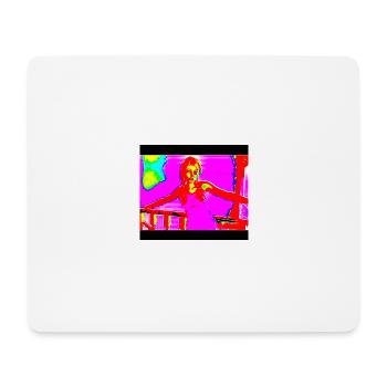 Girl - Mousepad (Querformat) - Weiß - Vorne