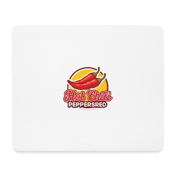 Heiße Chili -Paprika rotes Design lustiges Zitat c - Mousepad (Querformat) - Weiß - Vorne
