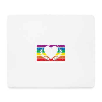 California Pride Flag Pride Month LGBTQ Flag - Mouse Pad (horizontal) - white - Front