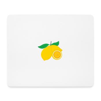 Ironisch sagen Zitronensommer -Limonade -Früchte - Mousepad (Querformat) - Weiß - Vorne