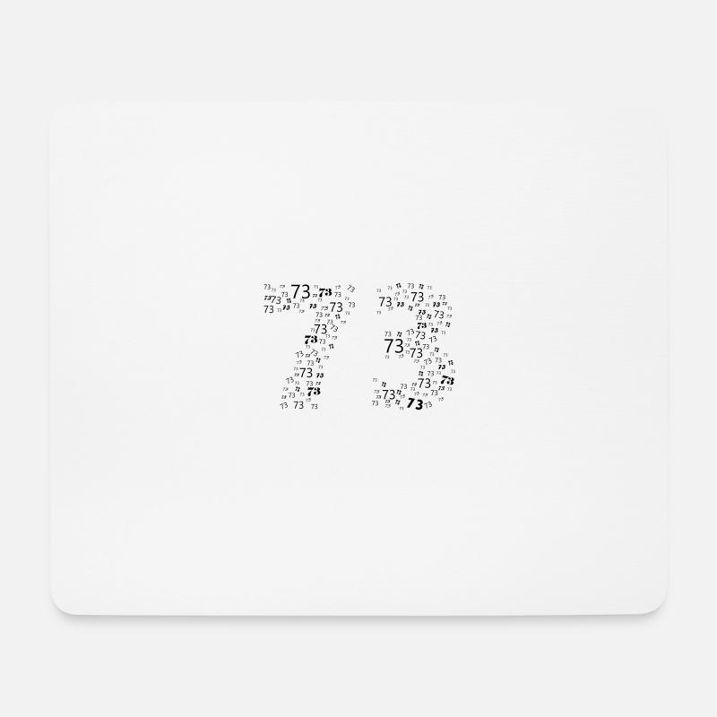 1000x 73 - Mousepad (Querformat) - Weiß