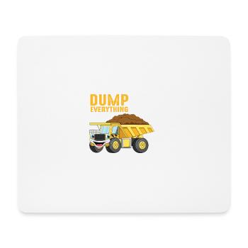 Bauwagen 4. Bday Boy 4 Vierjähriger - Mousepad (Querformat) - Weiß - Vorne