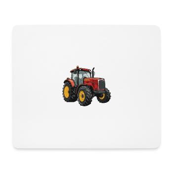 Traktor Symbol - Mousepad (Querformat) - Weiß - Vorne