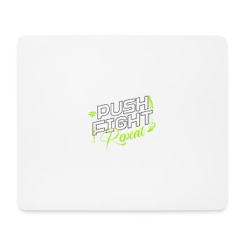Push. Fight. Repeat. – Stärke im Loop - Mousepad (Querformat) - Weiß - Vorne