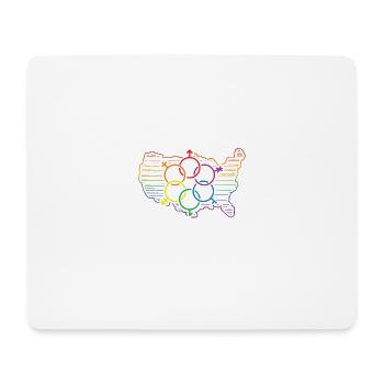 Lubbock Pride Flag Pride Month LGBTQ Flag LGBT Com - Mouse Pad (horizontal) - white - Front