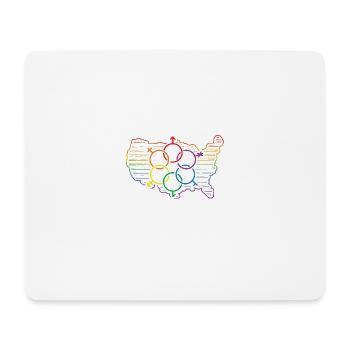 Huntsville Pride Month Pride Flag LGBT Community L - Mousepad (Querformat) - Weiß - Vorne