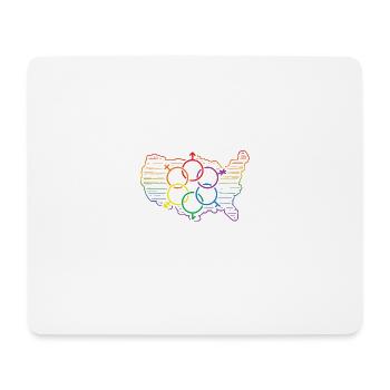 Metairie Pride Month Pride Flag LGBT Community LGB - Mousepad (Querformat) - Weiß - Vorne