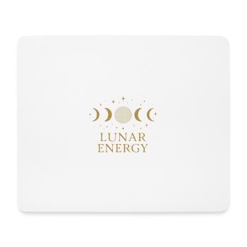Lunar Energy Mondphasen - Mousepad (Querformat) - Weiß - Vorne