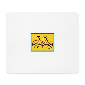 FAHRRAD. FAHRRAD - Mousepad (Querformat) - Weiß - Vorne