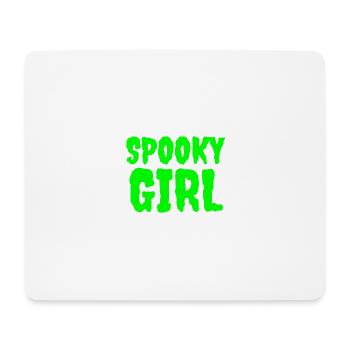 Gruseliges Mädchen Neon Horror Design - Mousepad (Querformat) - Weiß - Vorne