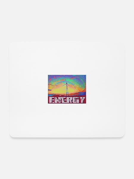 Energy - Mouse Pad (horizontal) - white