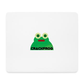 CRACKFROG - Mousepad (Querformat) - Weiß - Vorne