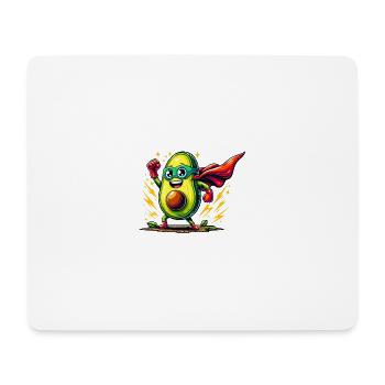 Avocado Avenger with Power Punch - Mouse Pad (horizontal) - white - Front