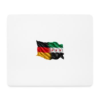 Germany Syria Flag - Mouse Pad (horizontal) - white - Front