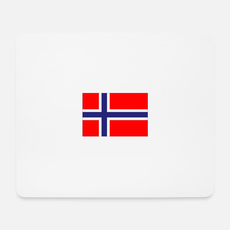 norway(m) - Mousepad (Querformat) - Weiß