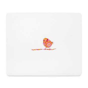 Mister moineau - Tapis de souris (format paysage) - blanc - Devant