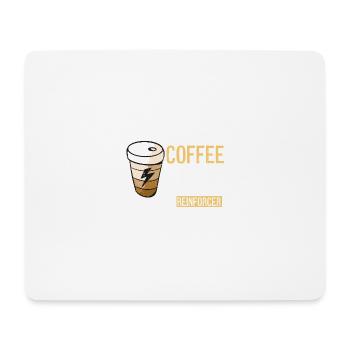 Kaffee BCBA Verhalten lustiger Kaffee - Mousepad (Querformat) - Weiß - Vorne