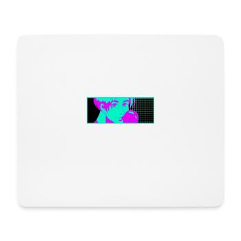 Blank starren japanischer Anime -Liebhaber Japan M - Mousepad (Querformat) - Weiß - Vorne