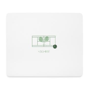 Game. Set. Match. - Mouse Pad (horizontal) - white - Front