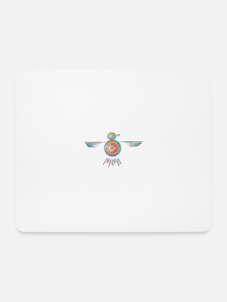 Colorful bird - Mouse Pad (horizontal) - white