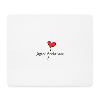 ALLES GUTE ZUM GEBURTSTAG. JAHRESTAG. ALLES GUTE ZUM GEBURTSTAG - Mousepad (Querformat) - Weiß - Vorne
