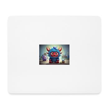 Monster: 4 - Mousepad (Querformat) - Weiß - Vorne