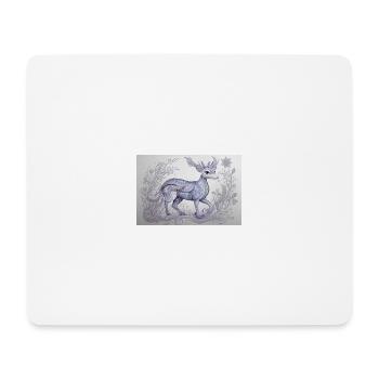 mystisches Tier 20 - Mousepad (Querformat) - Weiß - Vorne