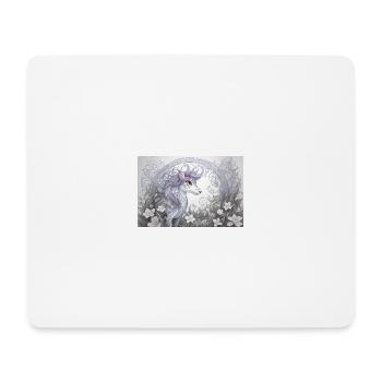 Mystisches Tier 16 - Mousepad (Querformat) - Weiß - Vorne